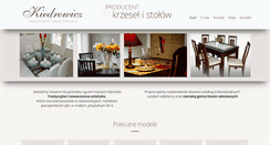 Desktop Screenshot of krzesla-kiedrowicz.pl